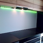 Arbeitsplatte montiert auf 3mm Alu Trägerplatte